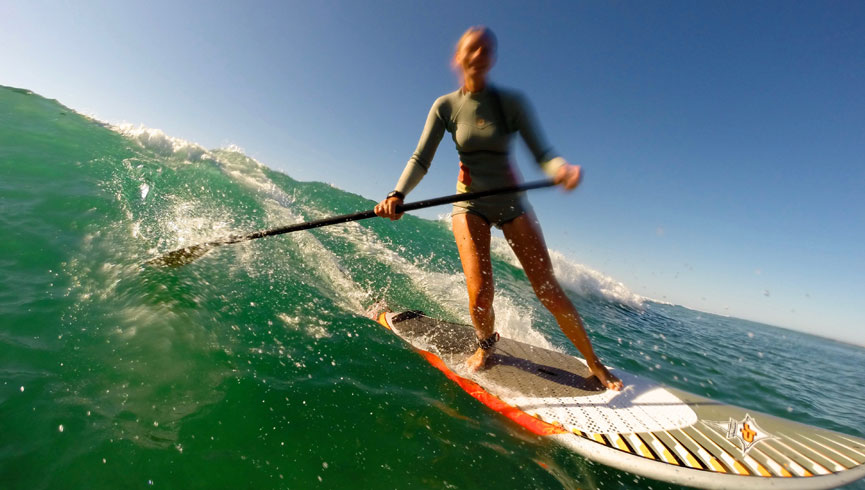 Learn to SUP Surf Girls SUP Lessons