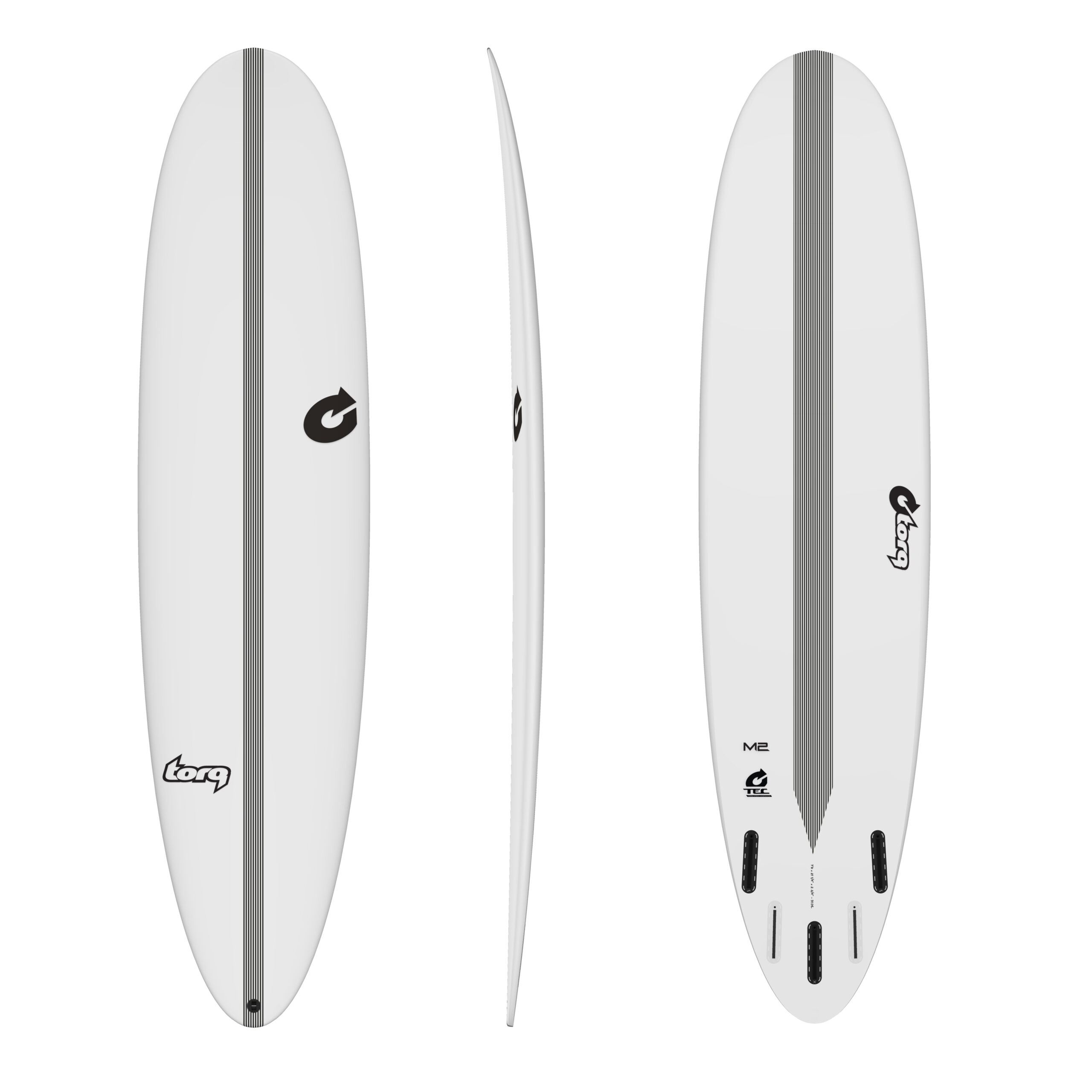 TEC M2 White Torq Surfboards