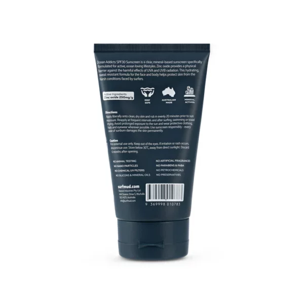 Surf Mud Ocean Addict Sunscreen SPF30 125g - Image 2