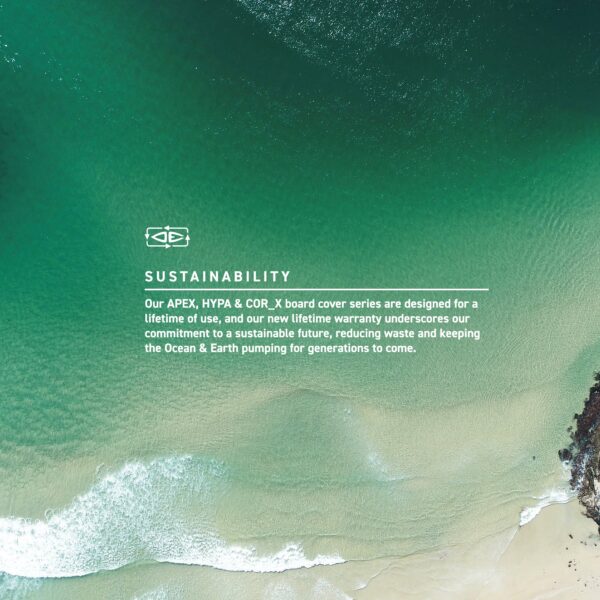 Cor X Fish / Short 2 Board Travel Cover - Ocean & Earth - Image 6